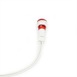 Cable Red Signal Lamp 10mm 220V-Plastic - Thumbnail