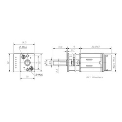 JGA12-N20B - 12V 1000RPM Enkoderli Motor - Thumbnail