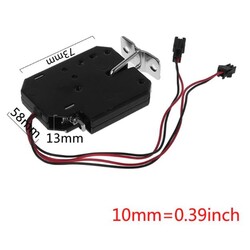 12V 2A Magnetic Solenoid Lock - Thumbnail