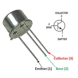 2N2219A Transistor BJT NPN TO-18 - Thumbnail