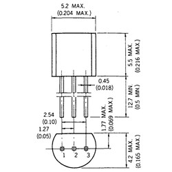 2SC1845 Transistor BJT NPN TO-92 - Thumbnail