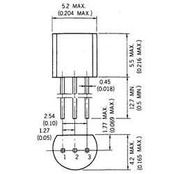 2SC945 Tht Transistör To-92 NPN 150mA 50V - Thumbnail
