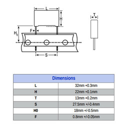 330nF 1000VDC 27.5MM 5% Polyester Capacitor - Thumbnail