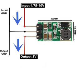 DD4012SA 1A 3V DC DC Buck Voltaj Dönüştürücü Modülü - Thumbnail