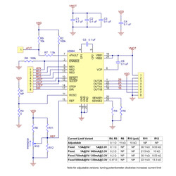 A5984 Step Motor Sürücü Taşıyıcısı Sabit 500mA 5V / 330mA 3.3V - Thumbnail