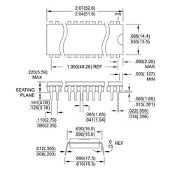 AT89C52-24PC 8-Bit 24MHz Mikrodenetleyici DIP-40 - Thumbnail