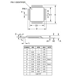 ATMEGA1284P-AU Smd 8-Bit 20MHz Mikrodenetleyici TQFP44 - Thumbnail