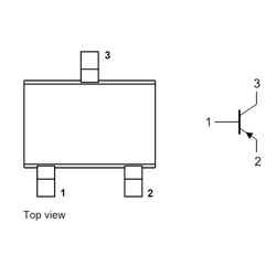 BC856W 100mA 80V PNP Transistor SOT223 - Thumbnail