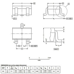 BC856W 100mA 80V PNP Transistor SOT223 - Thumbnail