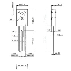 BD436 Transistör Bjt Pnp TO-126 - Thumbnail