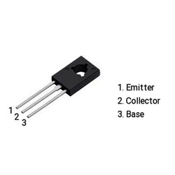 BD677 Transistor BJT NPN TO-126 - Thumbnail