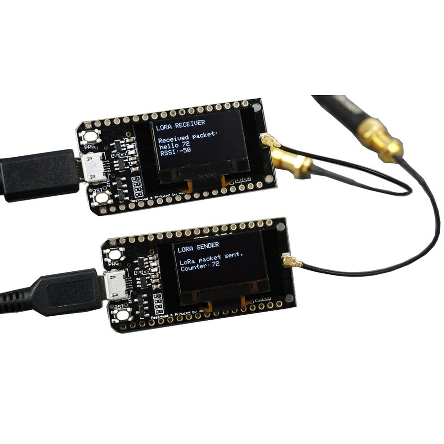 Bluetooth WIFI ESP-32 Geliştirme Modülü LORA32 Lora 868 Mhz ESP32 LoRa ...