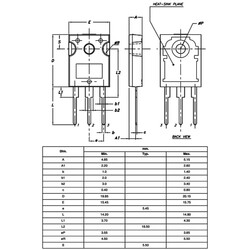 BUV48A Transistör Bjt TO-247 NPN 15A 450V - Thumbnail