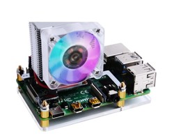 Ice-Tower CPU Cooling Fan V2.0 Raspberry Pi 4B / 3B + / 3B - Thumbnail