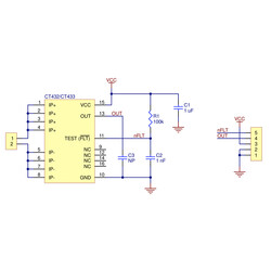 CT433-HSWF30DR TMR Akım Sensörü - 0A-30A 3.3V - Thumbnail