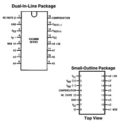 DAC0808 Dijital Analog Çevirici Entegresi Dip-16 - Thumbnail