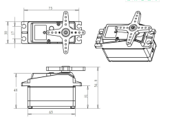 DS5160MG Su Geçirmez Servo Motor - Thumbnail