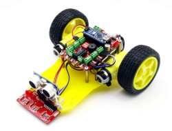DuoBot Çizgi İzleyen ve Engelden Kaçan Robot (Montajı Yapılmış) - Thumbnail