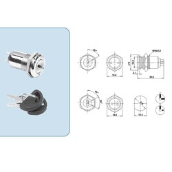 DC-195B Electronic Key On/Off - Thumbnail