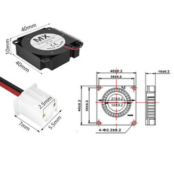 Ender 3 40x40 BLower Fan - Thumbnail