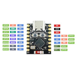 ESP32-C3 Mini WiFi Bluetooth Modülü - Thumbnail