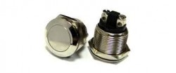 DC181 Metal Push Buton 12V-24V - Thumbnail