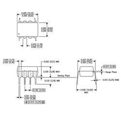 INA128P Instrumentation Amplifier Integration DIP-8 - Thumbnail