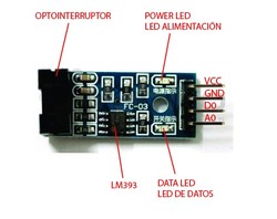 Kızılötesi Arduino Hız Sensörü Modülü - Thumbnail