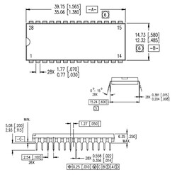 IR2130 200mA Mosfet Driver Integration DIP-28 - Thumbnail