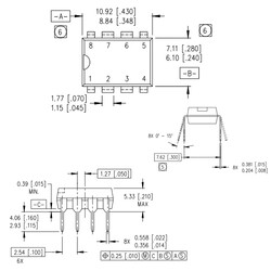 IR2153 Mosfet Sürücü Entegresi Dip-8 - Thumbnail