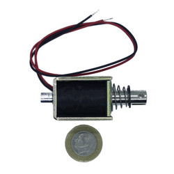 Large Push-Pull Solenoid 12VDC - Thumbnail