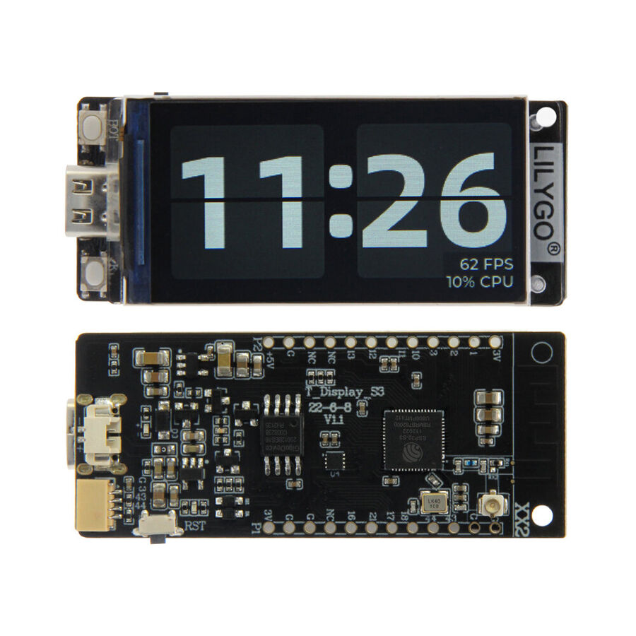  Lılygo T-display-s3 Esp32-s3 St7789 Wifi Bluetooth Lcd Kablosuz 1.9 Inch Ekran Geliştirme Modülü