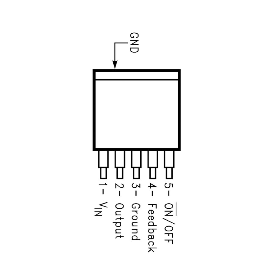 Regulador Voltaje Constante Usb Lm2596s 12-24V a 5V 5A con Plug - yorobotics