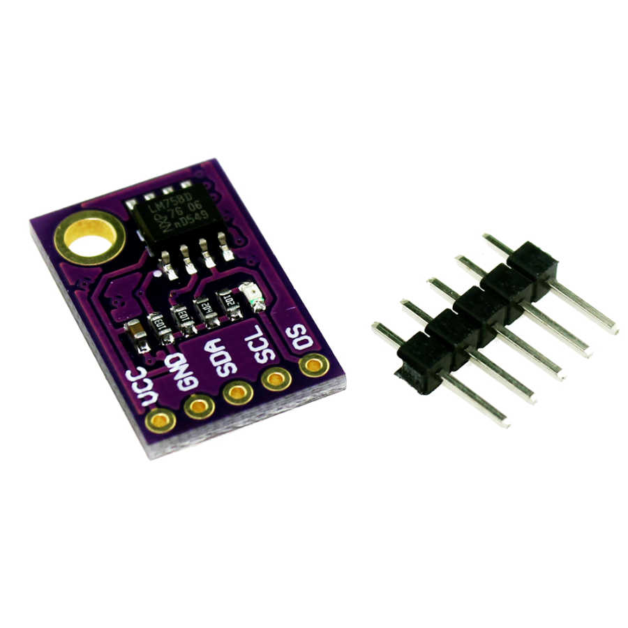 LM75A IIC I2C High Accuracy Digital Temperature Sensor Board