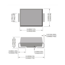 MB510 Schottky Diyot 5A 100V DO214AB (SMC) - Thumbnail