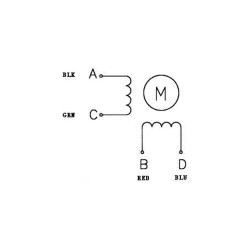 Nema 14 - 200 Step Step Motor Bipolar - 35 × 28mm - 10V - 0.5 A - Thumbnail