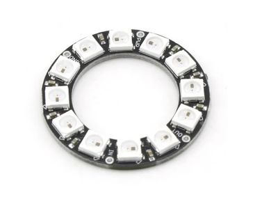 NeoPixel Ring - 12 x 5050 RGB LED with Integrated Drivers : ID
