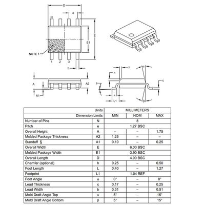 PIC12F683 I / SN SMD SOIC-8 8-Bit 20Mhz Microcontroller