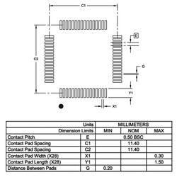 PIC16F1946-I / PT 8-Bit 32MHz SMD Microcontroller TQFP64 - Thumbnail