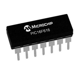 PIC16F616-I/P PDIP-14 8-Bit 20MHz Mikrodenetleyici - Thumbnail