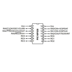 PIC16F630 I/SL SMD SOIC-14 8-Bit 20 MHz Mikrodenetleyici - Thumbnail