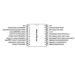 PIC18F13K50-I/SS SMD 8-Bit 48MHz Mikrodenetleyici SSOP-20 - Thumbnail