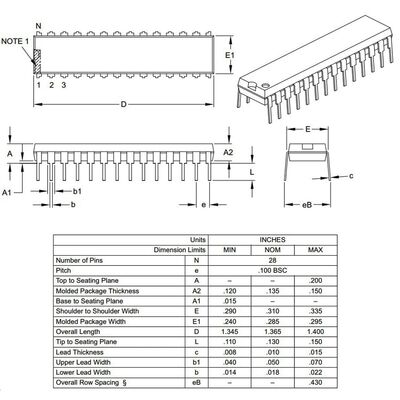 PIC18F4550 Microcontroller Pinout, Features Datasheet, 54% OFF