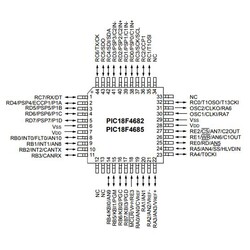 PIC18F4685 I / PT SMD TQFP-44 8-Bit 40MHz Microcontroller - Thumbnail