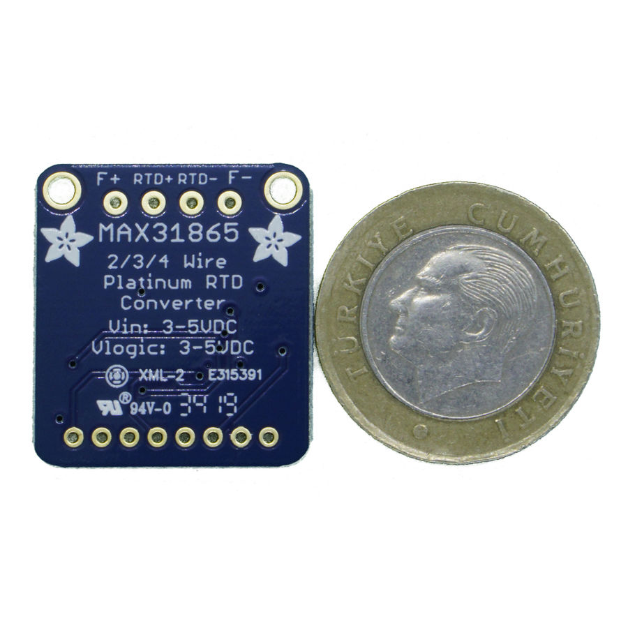 Adafruit PT1000 RTD Temperature Sensor Amplifier - MAX31865 : ID