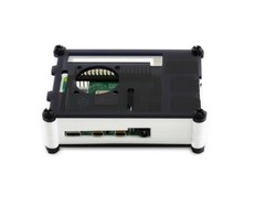 Black / White Acrylic Case for Raspberry Pi 4 with Cooling Fan - Thumbnail