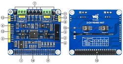 2 Channel Isolated RS485 Expansion LINE Raspberry Pi - Thumbnail