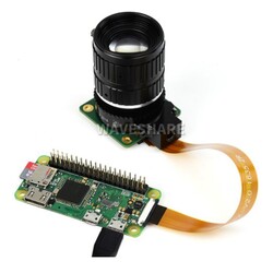 Raspberry Pi Yüksek Kalite Kamera 35mm Telefoto Lens - Thumbnail