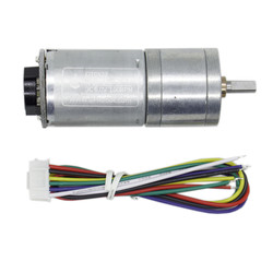 6V 100RPM Enkoderli Metal Redüktörlü DC Motor - Thumbnail