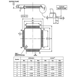 STM32F205RCT6 32Bit 120MHz Mikroişlemci Entegresi LQFP64 - Thumbnail